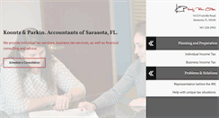 Desktop Screenshot of koontzparkin.com